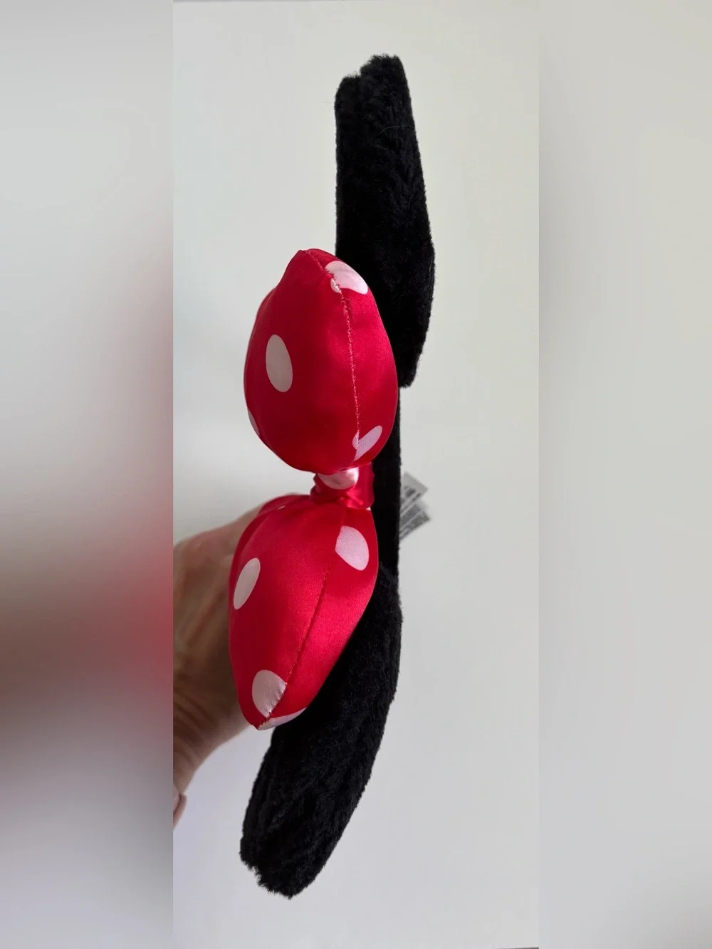 Disney Parks Minnie Mouse Red Polka Dot Bow Ears Headband